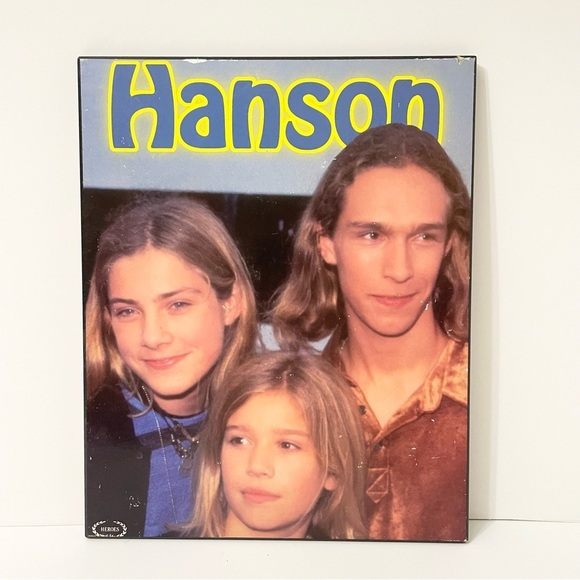 Hanson Band Wall Plaque Sign Decor Boy Band - Picture 1 of 15